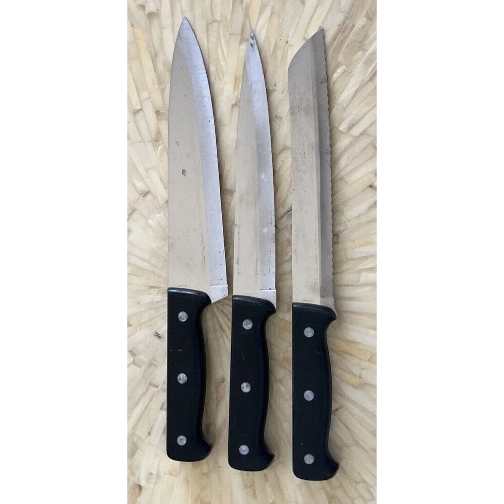 JA Henckels International Ever Sharp PRO Knives 3 Piece Serrated Stainless Steel